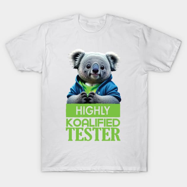 Just a Highly Koalified Tester Koala 3 T-Shirt by Dmytro